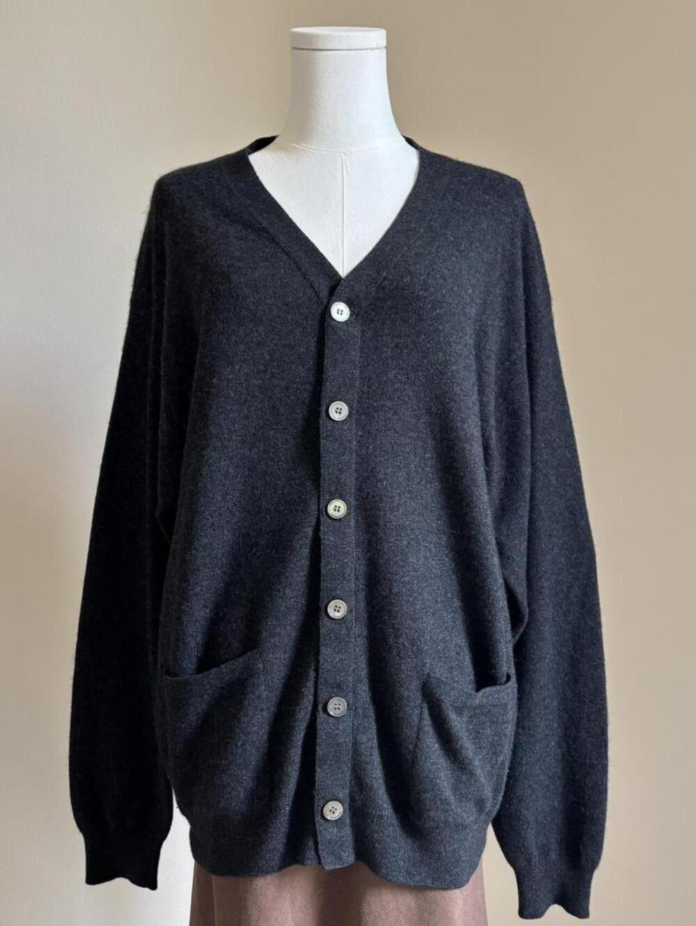 Pringle Scotland Pure Cashmere Black Cardigan